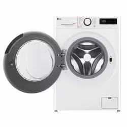 LG D4R3009NSWB machine à laver avec sèche linge Pose libre Charge avant Blanc D
