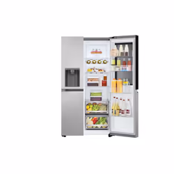 LG InstaView GSGV80PYLD frigo américain Pose libre 635 L D Argent