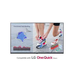 LG 43UL3J-M affichage de messages Panneau plat de signalisation numérique 43" LCD Wifi 300 cd/m² 4K Ultra HD Bleu Web OS 16/7
