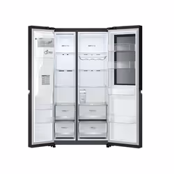 LG InstaView GSGV80EPLL frigo américain Pose libre 635 L E Noir