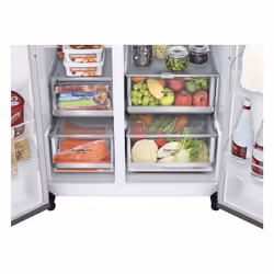 LG InstaView GSVV80PYLL frigo américain Pose libre 655 L E Argent - Vue supplémentaire 5