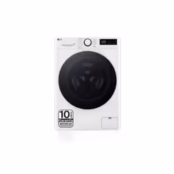 LG F2DR5S09A1W, Charge avant, Pose libre, Blanc, Gauche, Noir, Boutons, Rotatif, Tactile