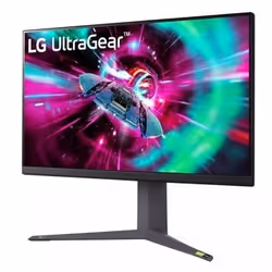 LG 32GR93U-B écran plat de PC 31.5" 4K Ultra HD LCD Noir, Gris, Violet