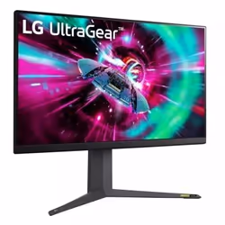LG 32GR93U-B écran plat de PC 31.5" 4K Ultra HD LCD Noir, Gris, Violet