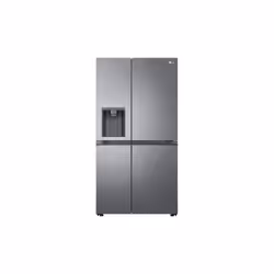 LG GSJV50DSXE, Pose libre, Américain, Acier inoxydable, LED, Verre trempé, gauche/droite