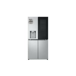 LG InstaView GMG861MBAE frigo américain Pose libre 508 L E Noir, Acier inoxydable