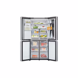 LG InstaView GMG861MBAE frigo américain Pose libre 508 L E Noir, Acier inoxydable