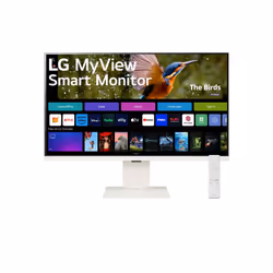 LG 32SR83U-W, 80 cm (31.5"), 3840 x 2160 pixels, 4K Ultra HD, LED, 5 ms, Blanc