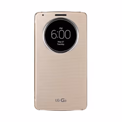 LG QickCircle CCF-490G, Folio, LG, G3 S, 12,7 cm (5"), Or