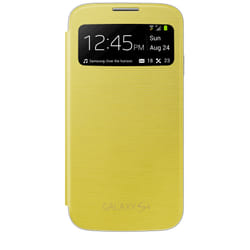 Samsung S View coque de protection pour téléphones portables Folio porte carte Jaune