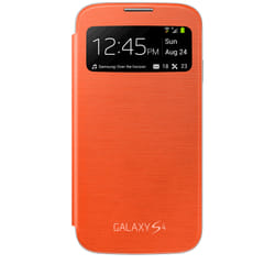 Samsung S View coque de protection pour téléphones portables Folio porte carte Orange