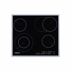 Samsung NZ64F5RD9AB, Noir, Intégré, Céramique, Vitrocéramique, 4 zone(s), 4 zone(s)