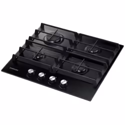 Samsung NA64H3010AK/ET plaque Noir Intégré Gaz 4 zone(s) - Vue supplémentaire 2