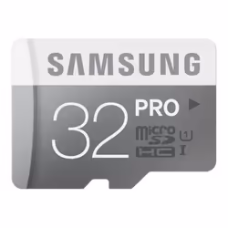 Samsung Carte Micro SD Pro - 32 Go - avec adaptateur SD - Classe 10