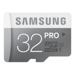 Samsung Carte Micro SD Pro - 32 Go - avec adaptateur SD - Classe 10