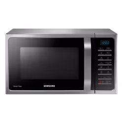 Samsung MC28H5015AS, Comptoir, Micro-onde combiné, 28 L, 900 W, Boutons, Noir, Argent