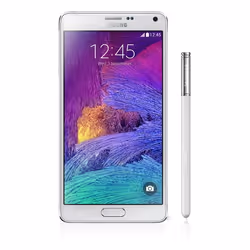 Samsung Galaxy Note 4 SM-N910F, 14,5 cm (5.7"), 3 Go, 32 Go, 16 MP, Android 4.4, Blanc