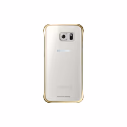 Samsung EF-QG925B, Housse, Samsung, Galaxy S6 edge, Or, Transparent