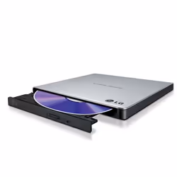 LG GP57ES40, Noir, Argent, Plateau, DVD±RW, USB 2.0, CD-R, CD-ROM, CD-RW, DVD+R, DVD+R DL, DVD+RW, DVD-R, DVD-RAM, DVD-ROM, D ...