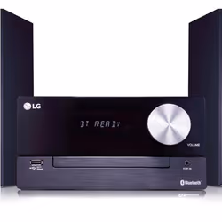 LG CM2460 ensemble audio pour la maison Système micro audio domestique 100 W Noir