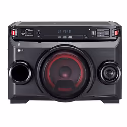 LG OM4560, Système micro audio domestique, Noir, 1 disques, 220 W, 2-voies, 16,5 cm (6.5")