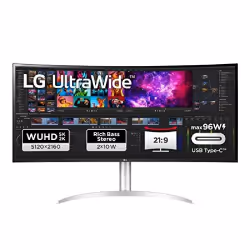 LG 40WP95XP-W, 100,8 cm (39.7"), 5120 x 2160 pixels, UltraWide 5K HD, 5 ms, Blanc