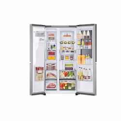 LG GSXE90BSAD frigo américain Pose libre 628 L D Acier inoxydable