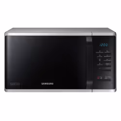 Samsung MS23K3513AS, Comptoir, 750 W, Boutons, Noir, Argent, 28,8 cm, LED