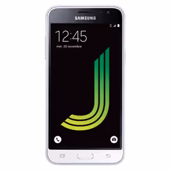 Samsung Galaxy J3 (2016) SM-J320F, 12,7 cm (5"), 1280 x 720 pixels, 1,5 Go, 8 Go, 8 MP, Blanc