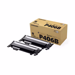 Samsung CLT-P406B, 1500 pages, Noir, 2 pièce(s)