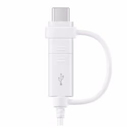 Samsung EP-DG930 câble USB 1,5 m USB 2.0 USB A USB C/Micro-USB B Blanc - Vue supplémentaire 4