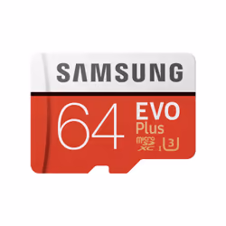 Samsung MB-MC64G, 64 Go, MicroSDXC, Classe 10, UHS-I, 80 Mo/s, 20 Mo/s