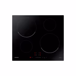 Samsung NZ64T3707AK, Noir, Intégré, 60 cm, Plaque avec zone à induction, Verre-céramique, 4 zone(s)