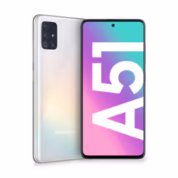 Samsung Galaxy A51 SM-A515F/DSN, 16,5 cm (6.5"), 4 Go, 128 Go, 48 MP, Android 10.0, Blanc