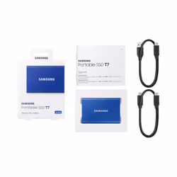 Samsung Portable SSD T7 500 Go Bleu - Vue supplémentaire 12