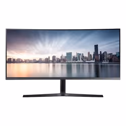 Samsung LC34H890WGU, 86,4 cm (34"), 3440 x 1440 pixels, Quad HD, QLED, 4 ms, Noir