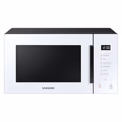 Samsung MG23T5018CW, Comptoir, Micro-ondes grill, 23 L, 800 W, Tactile, Noir, Blanc