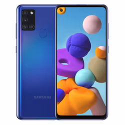 Samsung Galaxy A21s SM-A217F, 16,5 cm (6.5"), 3 Go, 32 Go, 48 MP, Android 10.0, Bleu