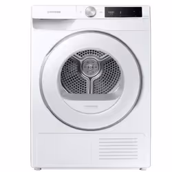 Samsung DV90T6240HE/S3, Pose libre, Charge avant, Pompe à chaleur, Blanc, Boutons, Rotatif, Droite