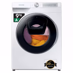 Samsung WW90T684DLH, Charge avant, 9 kg, B, 72 dB, 1400 tr/min, A