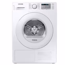 Samsung DV80TA020TH/S3, Pose libre, Charge avant, Pompe à chaleur, Blanc, Boutons, Rotatif, Droite