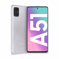 Samsung Galaxy A51 SM-A515F, 16,5 cm (6.5"), 4 Go, 128 Go, 48 MP, Android 10.0, Argent
