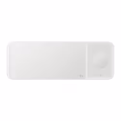 Samsung Wireless Charger Trio Casque, Smartphone, Smartwatch Blanc USB Recharge sans fil Charge rapide Intérieure
