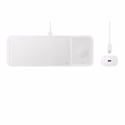 Samsung Wireless Charger Trio Casque, Smartphone, Smartwatch Blanc USB Recharge sans fil Charge rapide Intérieure - Vue supplémentaire 7