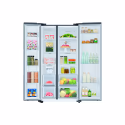 Samsung RS66A8101SL frigo américain Pose libre 652 L E Acier inoxydable - Vue supplémentaire 4