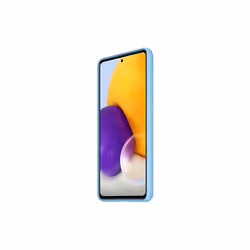 Samsung A72 Silicone Cover Blue 6.7" Housse Bleu - Vue supplémentaire 4