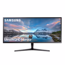 Samsung 34" Moniteur Ultrawide WQHD SJ55W, 86,4 cm (34"), 3440 x 1440 pixels, UltraWide Quad HD, LED, 4 ms, Noir