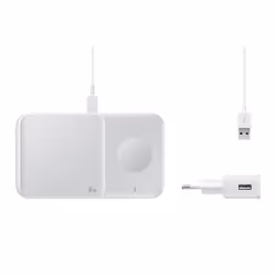 Samsung EP-P4300TWEGEU chargeur d'appareils mobiles Écouteurs, Smartphone, Smartwatch Blanc Recharge sans fil Charge rapide Intérieure - Vue supplémentaire 7