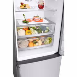 LG GBB567PZCMB réfrigérateur-congélateur Pose libre 462 L E Acier inoxydable - Vue supplémentaire 8