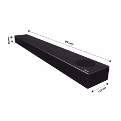 LG SPD7Y.DEUSLLK haut-parleur soundbar Noir 3.1.2 canaux 380 W - Vue supplémentaire 12